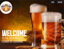 Tablet Screenshot of beerleague.com